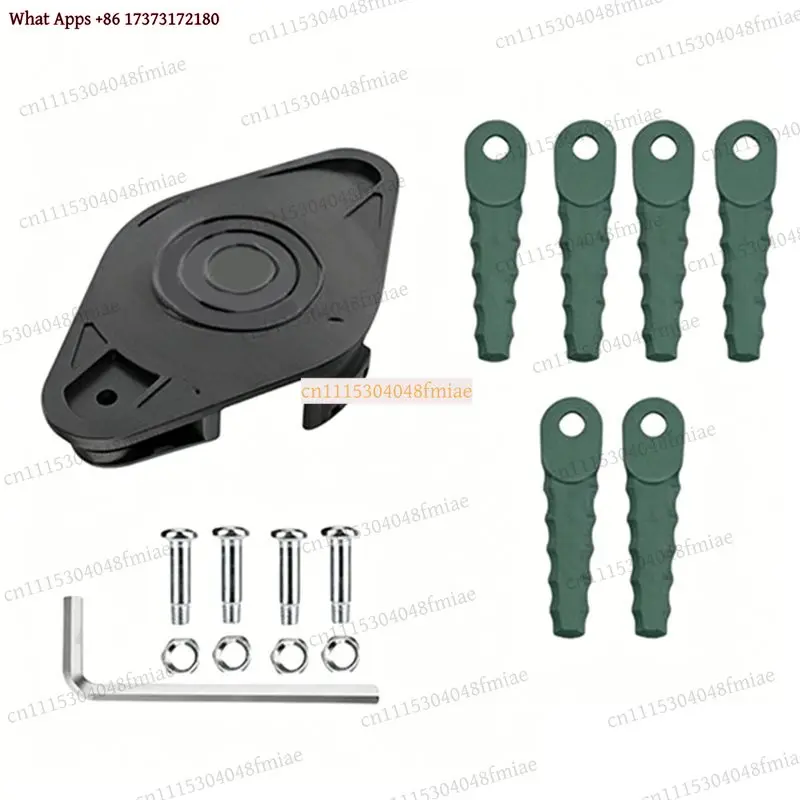 EYFL Replacement Spool 20 LI C3 Compatible with Parkside Lawn Mower Cutter Blade Set