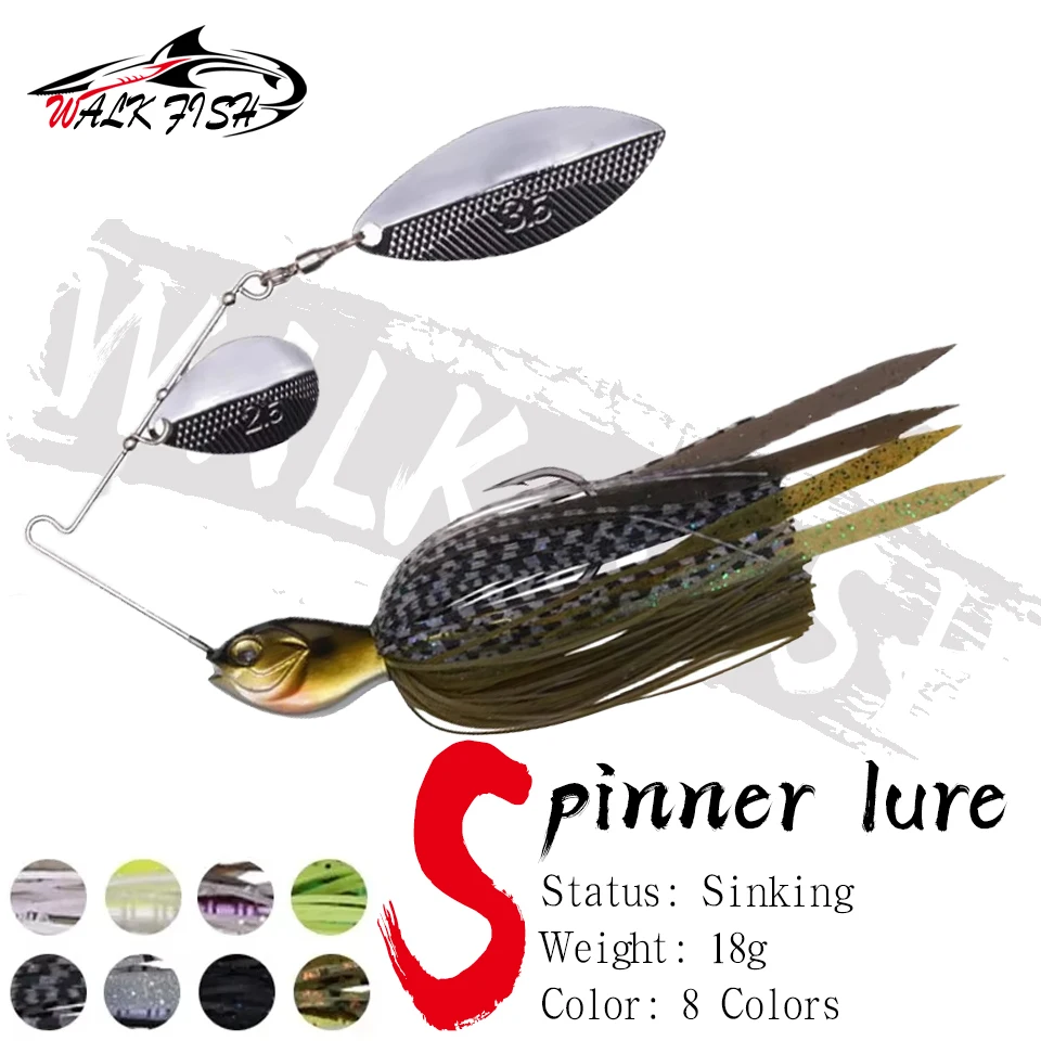 Walk Fish Spinnerbait – Señuelo metálico para la pesca del lucio - imagen 3
