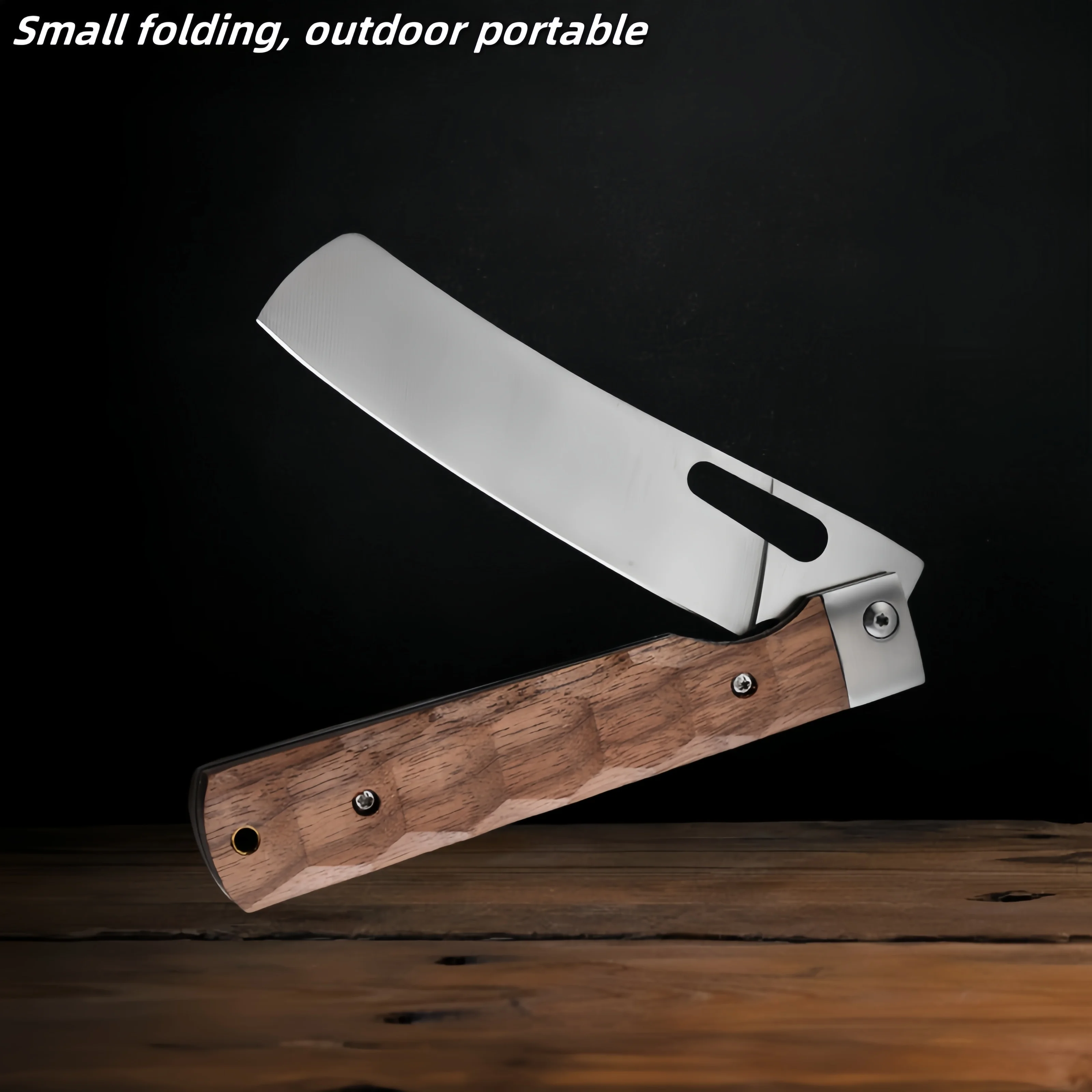 Outdoor Folding Knife Stainless Steel Blade Portable Kitchen fruit Pocket Knife for Camping Hiking Survival EDC Gift for Men