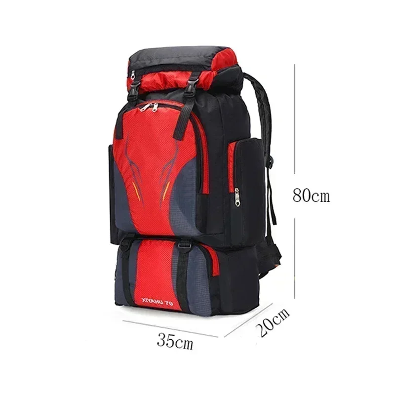 70L Travel Backpacks Outdoor Unisex Camping Backpack Men Tactics Sports Mountaineering Fishing Water proof