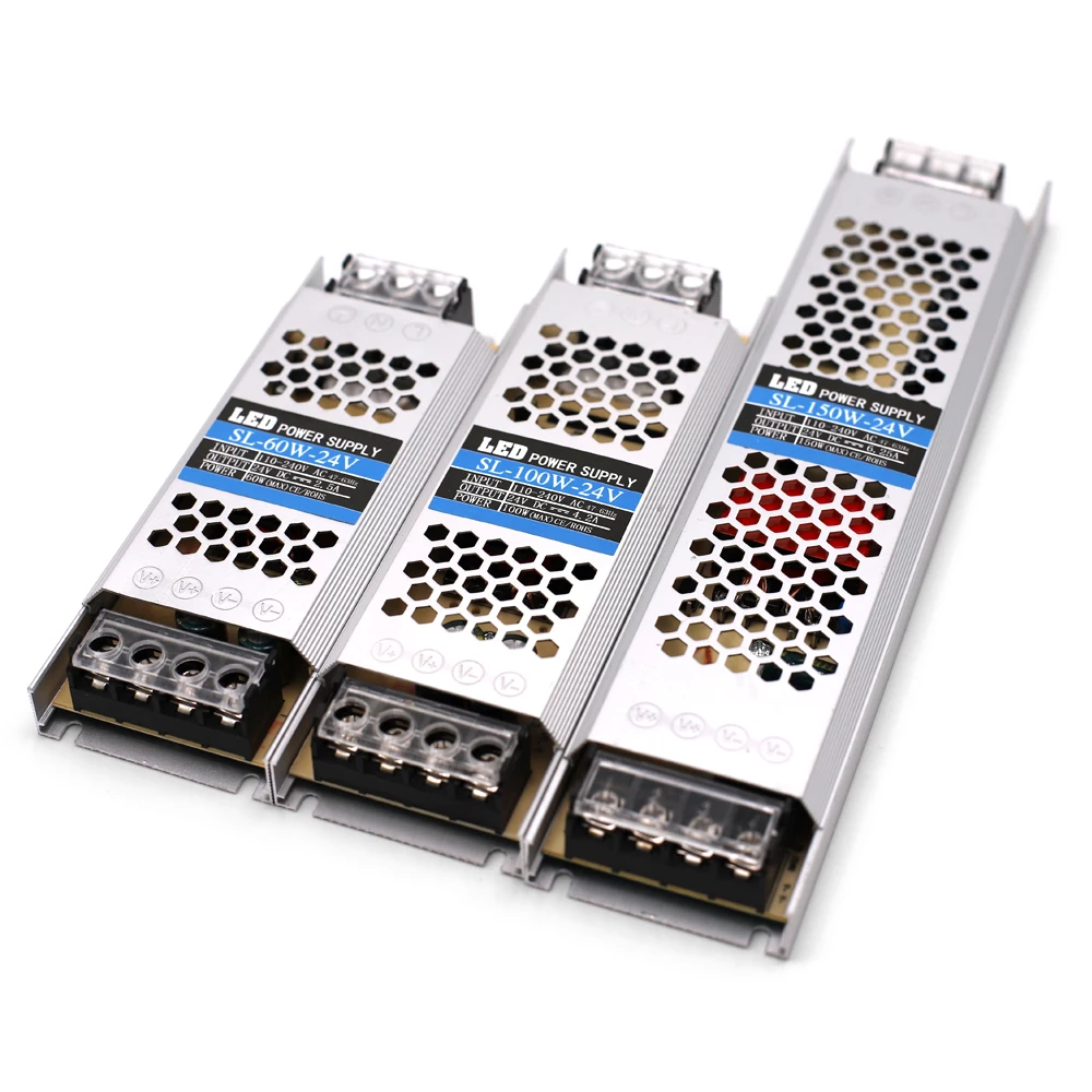 AC110V-240V Driver for LED Strip Lights Adapter DC 12V 24V Lighting Transformers Switching Power Supply Connector 2A 3A 5A 10A