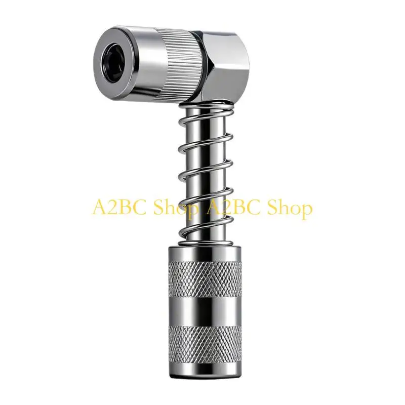 A2BC Professional Grease Coupler Adapter 90 Angled Adapter Leakproof Performances