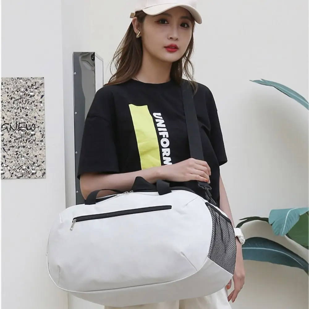 Trendy Large Capacity Travel Duffle Bag Waterproof Handheld Travel Luggage Bag Sports Business Trip Messenger Bag Men