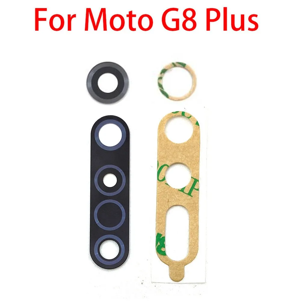 NEW Back Rear Camera Glass Lens With Adhesive Sticker For Motorola Moto G54 G84 5G G5S G52 G60 G82 G7 Plus G8 Play G8 Power Lite