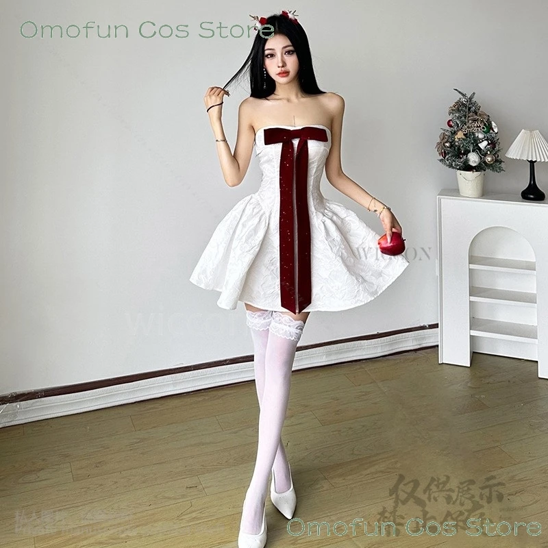 2024 Kerst Kostuum Cosplay Anime Jurk Y2k Mode Sexy Lolita Bruiloft Mini Jurken Voor Meisjes Vrouw Aangepaste Cosplay