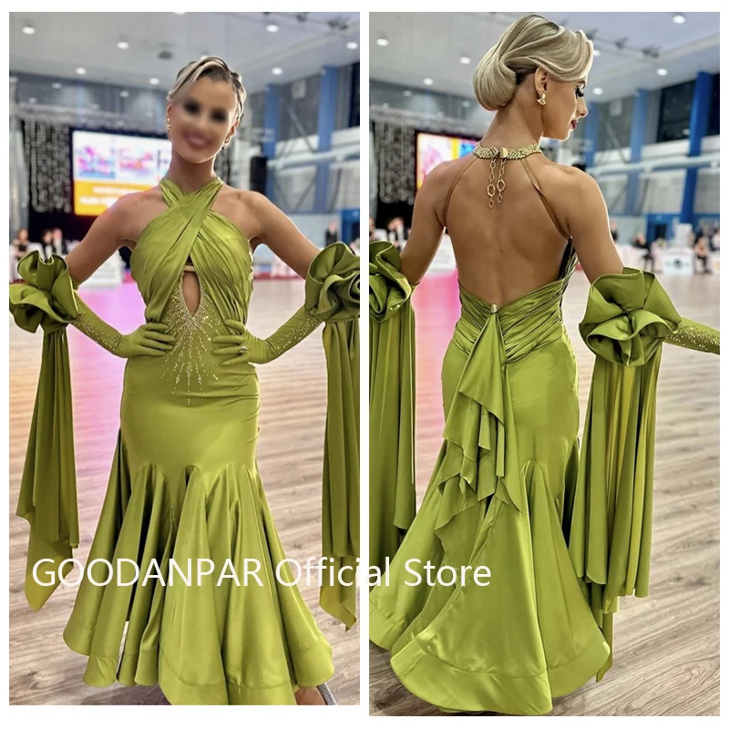 

Waltz Ballroom Dance Dress Women Competition Dance Ballroom Dancing Costume standard dance dress women competition 2024