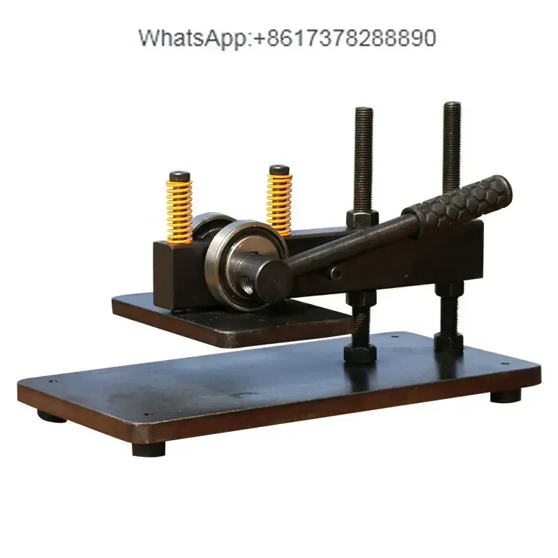 Cantilever Manual Die Cutting Machine Knife  Press  Leather Blanking  Plastic Rubber Fabric Sample