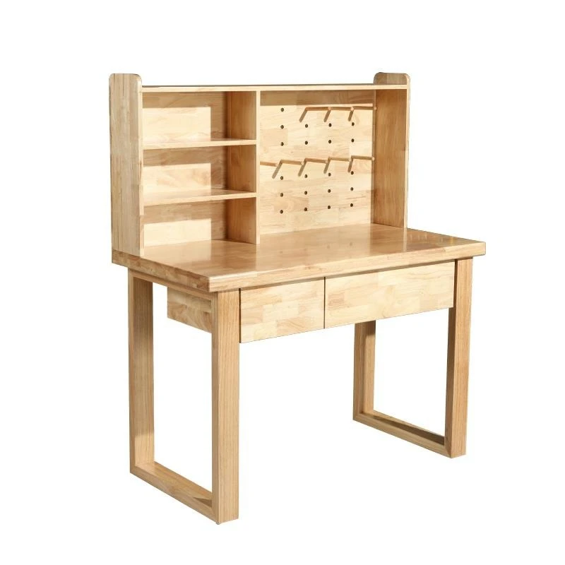 

All solid wood with shelves for home handmade tables