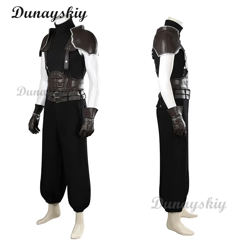 زاك فير فاينل فانتسي السابع 7 أزمة الأساسية زاك فير تأثيري حلي الكبار الرجال لعبة كوس الملابس دعوى أحذية معركة حفلة الهالوين #4