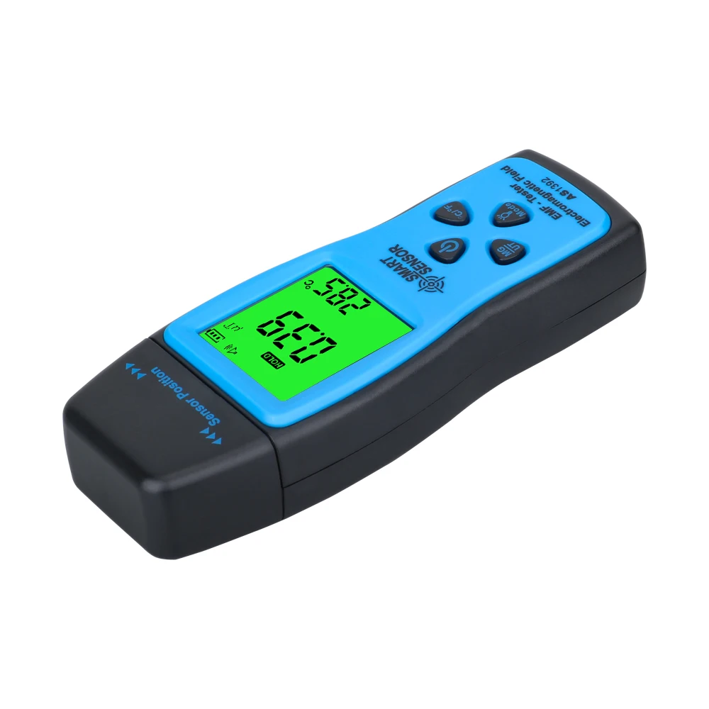 Medidor Digital EMF, Mini probador de radiación con pantalla LCD retroiluminada, detector de radiación de campo electromagnético, dosímetro