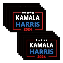 10pcs Kamala Harris 2024 for President Stickers Democrats Gift Vote Support Kamala Harris Election Sticker Waterproof Car Decals