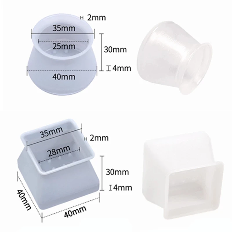4/8/16pcs Silica Gel Furniture Leg Protection Cover Table Feet Pad Floor Protector for Chair Leg Floor Anti-slip Table Legs