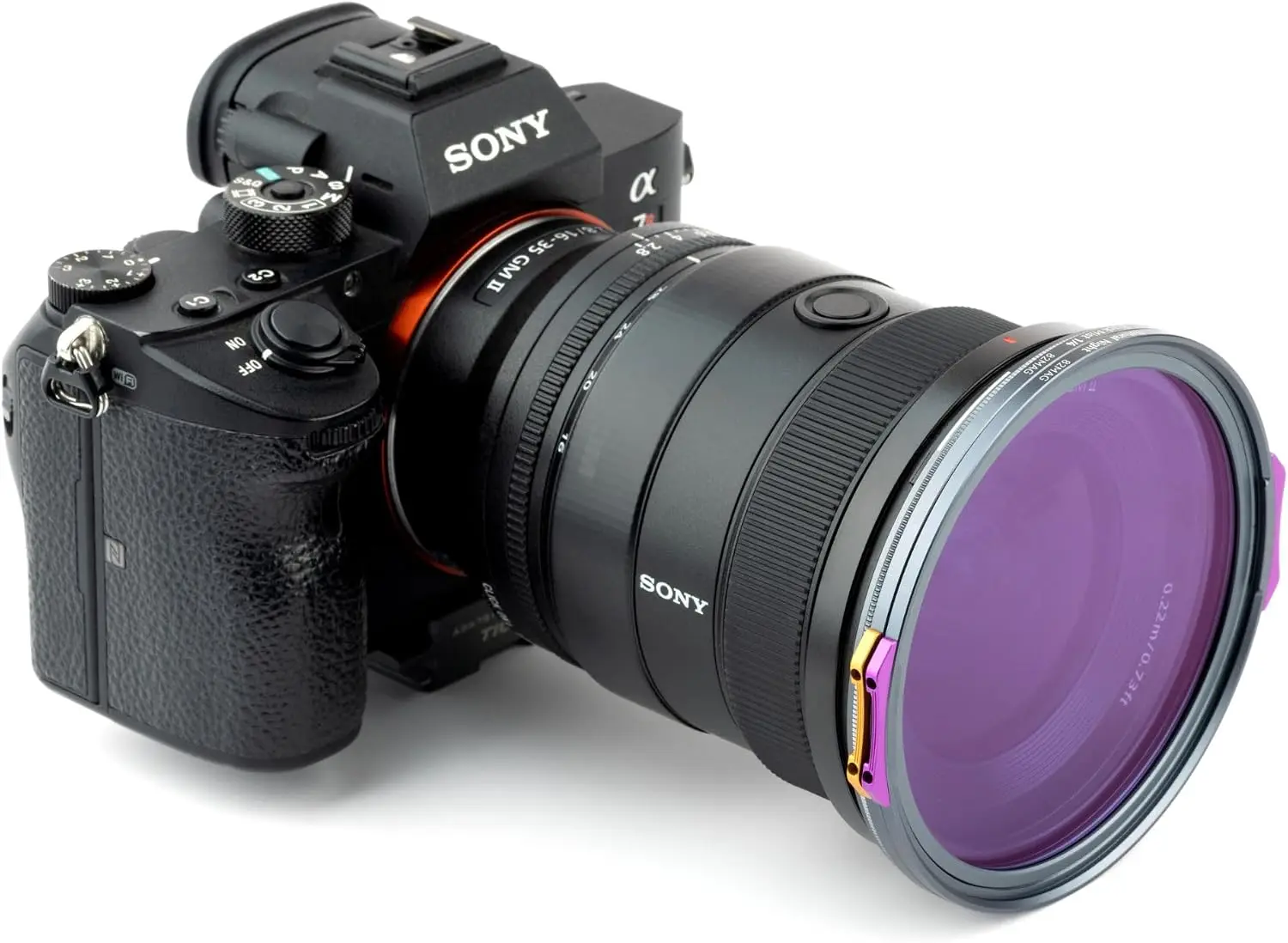 NiSi JetMag Pro Natural Night Magnetic Lens Filter 82MAG с нано-многослойным покрытием для подавления свечения уличного света в астрофотографии и пейзажной съемке.