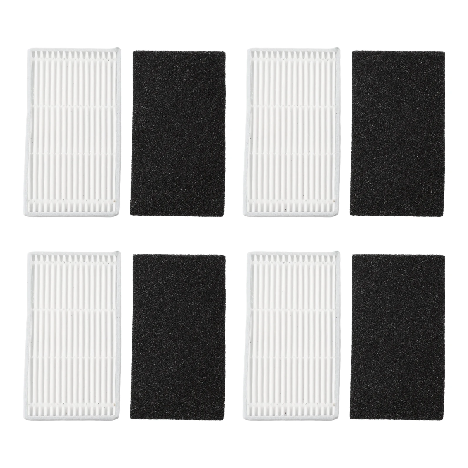 Conjunto de filtro de substituição 4/10 pacotes para robô aspirador de pó monsga mr1, acessórios para manter pisos limpos e higiênicos