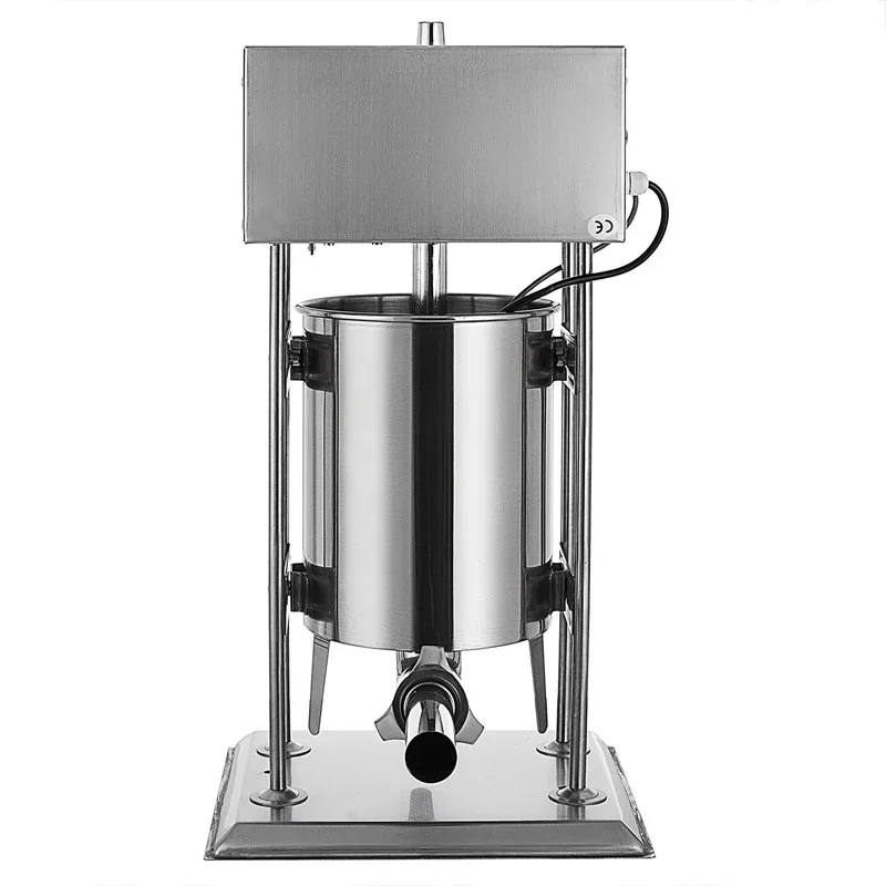 Máquina para hacer jamón de acero inoxidable de 12L, máquina eléctrica de llenado de salchichas y salchichas, equipo de procesamiento de fábrica de jamón