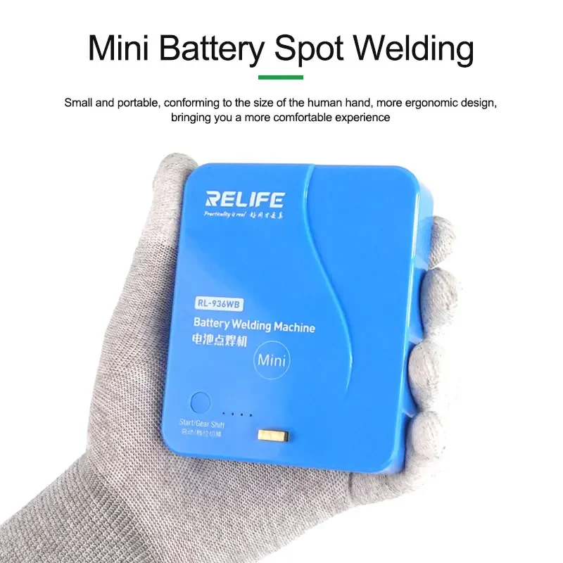 RELIFE-soldador por puntos RL-936WB, Mini máquina de soldadura portátil con bolígrafo de liberación rápida, placa de níquel, batería 18650
