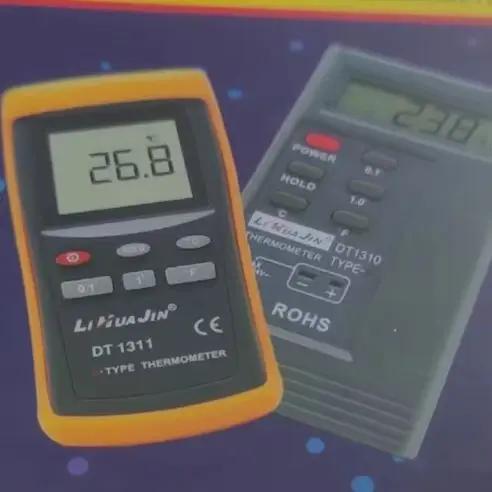 

Высокоточный цифровой термометр K-типа с измерительным зондом для промышленного измерения и определения температуры поверхностей