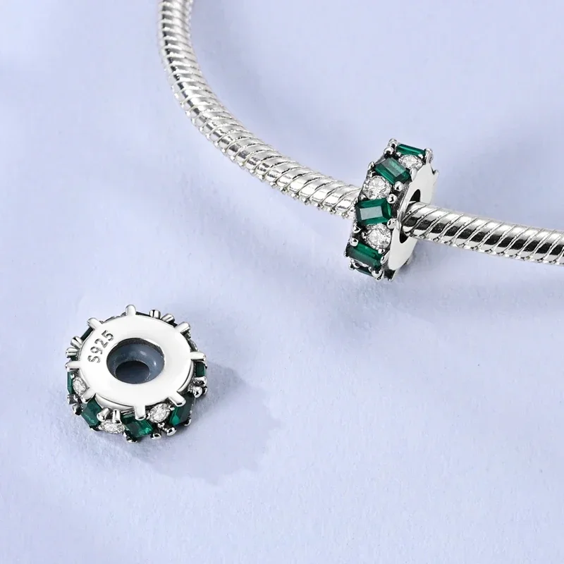 925 Sterling Silver  Gold Sunflower Charms Beads Fit Original Bracelets Bag Keychain Charms Beads Pendant Diy Women Jewelry Gift