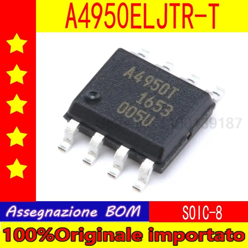 

10 шт./лот нашивка для домашнего интерьера A4950ELJTR -t DMOS SOIC - 8 полный мост PWM motor drive