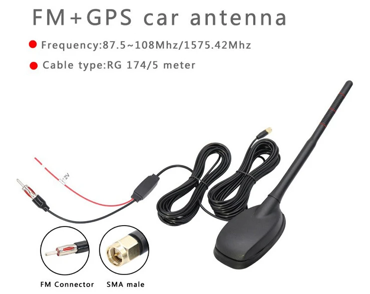 

Car Auto GPS+FM/AM+DAB Radio Antenna Aerial Signal Amplifier DAB+ Receiver