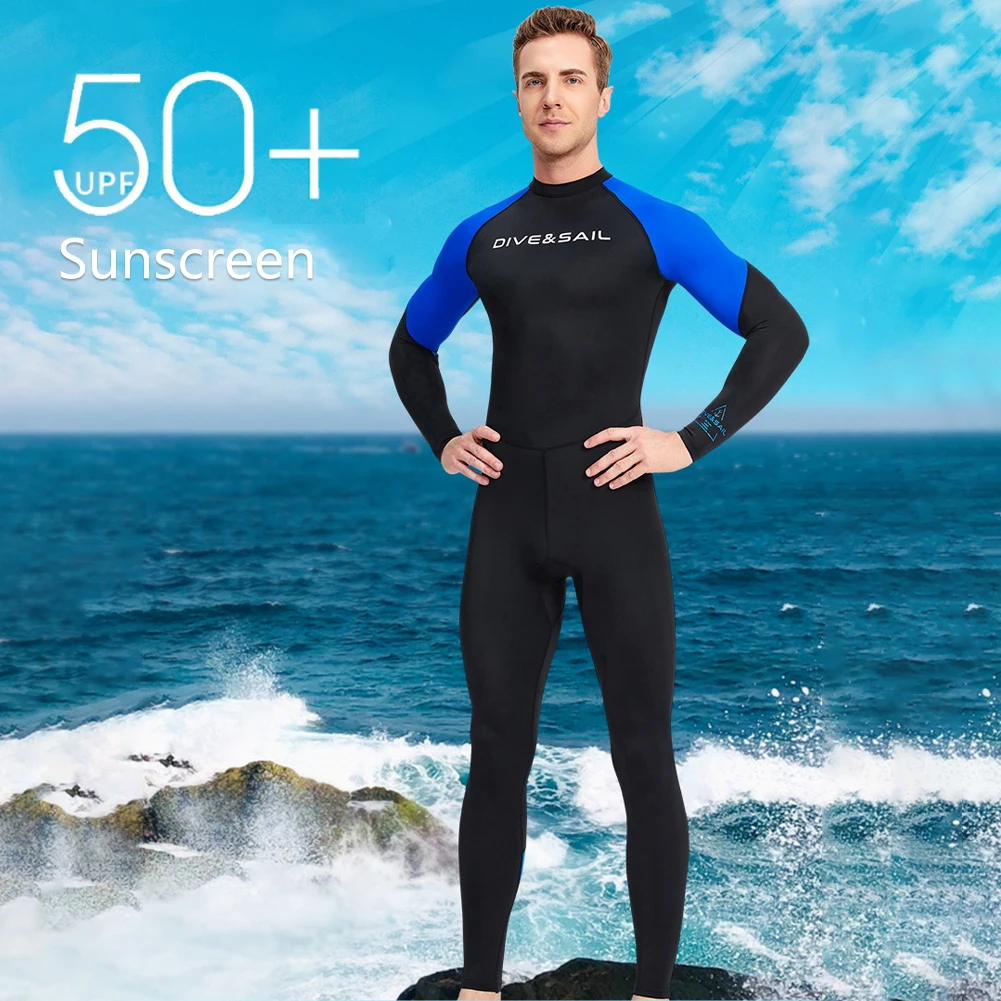 Men Diving Protection Clothes Long Sleeve Sunscreen Snorkeling Surfing Swimsuit Cold Proof Warm Anti-scratch Outdoor Accessories