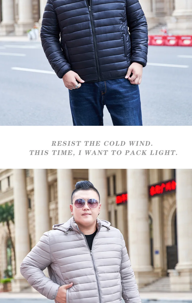 Big Size 11XL Men Casual Parka Hooded Winter Jacket Male Cotton Padded Plus Large Warm Autumn Coat 6XL 7XL 8XL 9XL 10XL 5XL Fat