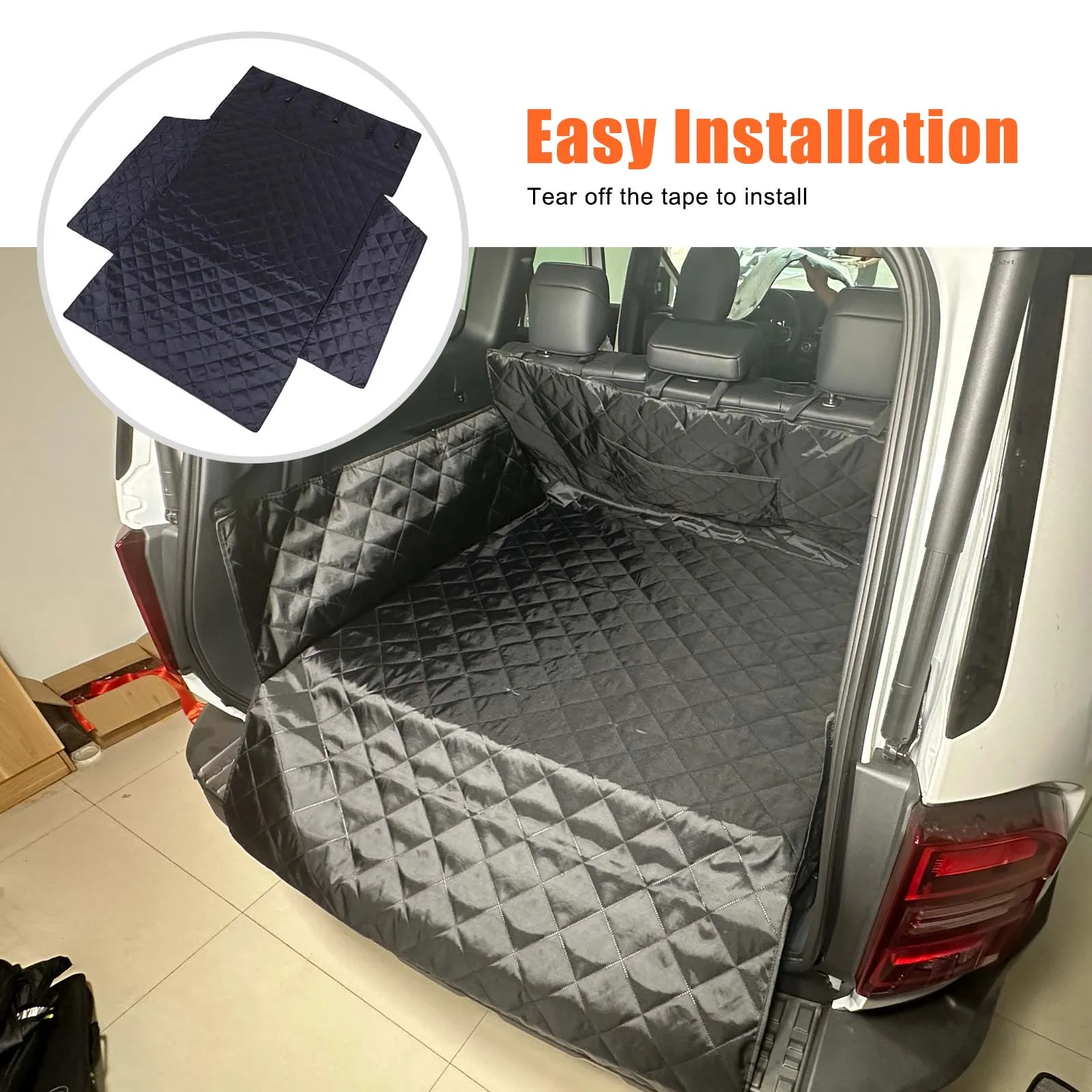 

1piece set PVC black For Toyota Land Cruiser Prado 250 LC250 2024+ car trunk pet anti-dirty mat car modification accessories