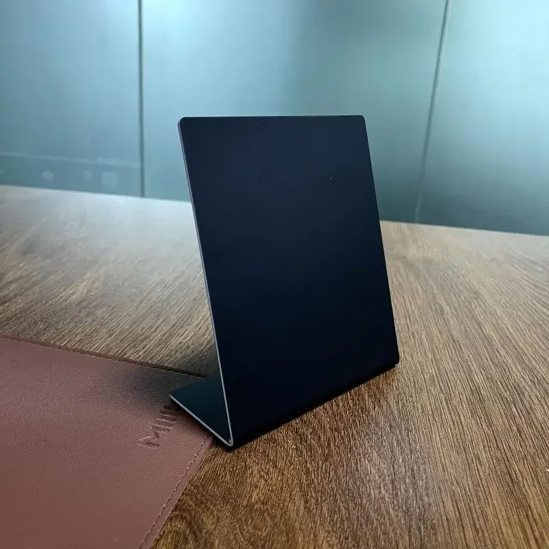 RFID NFC QR-Code Google Review Standdisplay Weiß Schwarz Leeres Muster 13,56 MHz NFC215-Chip 504 Bytes Musterlose soziale Medien