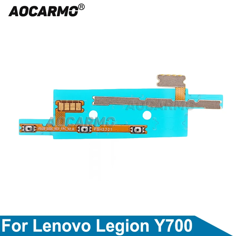 Aocarmo Power On OFF Volume Up Down Flex Cable Repair Replacement Parts For Lenovo Legion Y700 2023