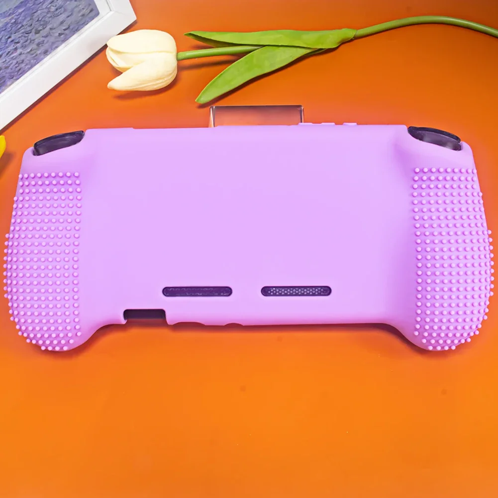 غطاء حماية من السيليكون مضاد للخدش وحدة تحكم ألعاب غطاء من السيليكون جلد واقي لوحدة تحكم ألعاب محمولة باليد Anbernic RG556