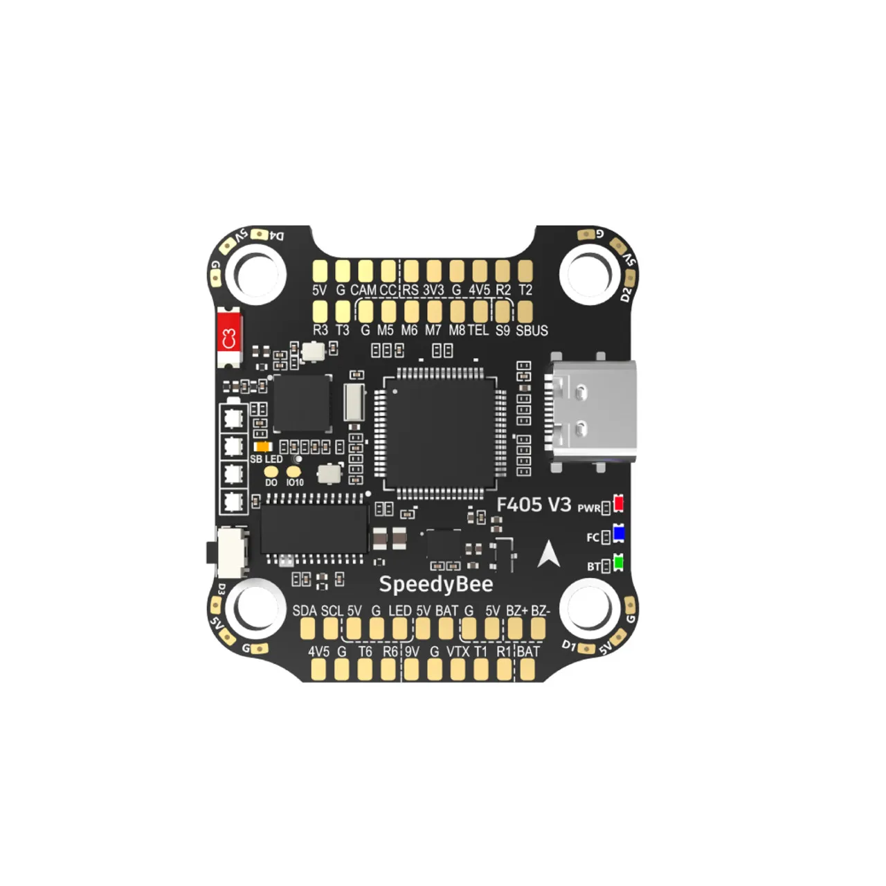 SpeedyBee F405 V3 Stack BLS 50A 4-in-1 ESC 30x30 FC & ESC iNAV BF konfigurasi melalui Bluetooth Blackbox