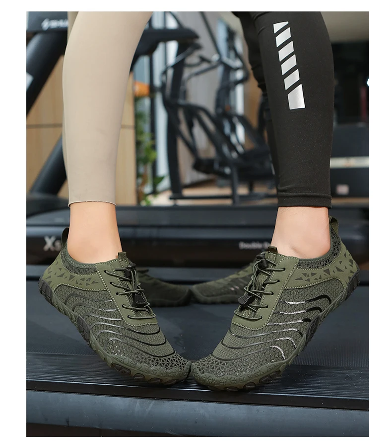 Summer Wide-Head Wading Shoes Men Barefoot Upstream Sketch Shoes Fitness Cycling Yoga Casual Sandals Women Water Sports Shoes