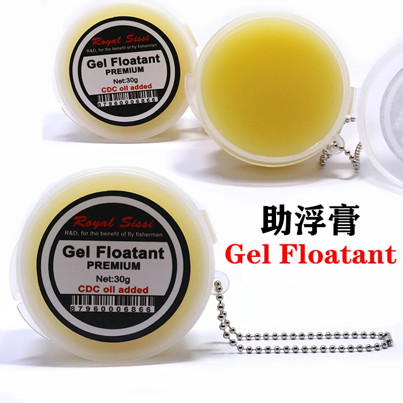 Premium Dry Fly Floatant Powder & Gel Collect Link Buoyancy Dressing Repelling Water Fly Tying Additives for Trout Fly Fishing