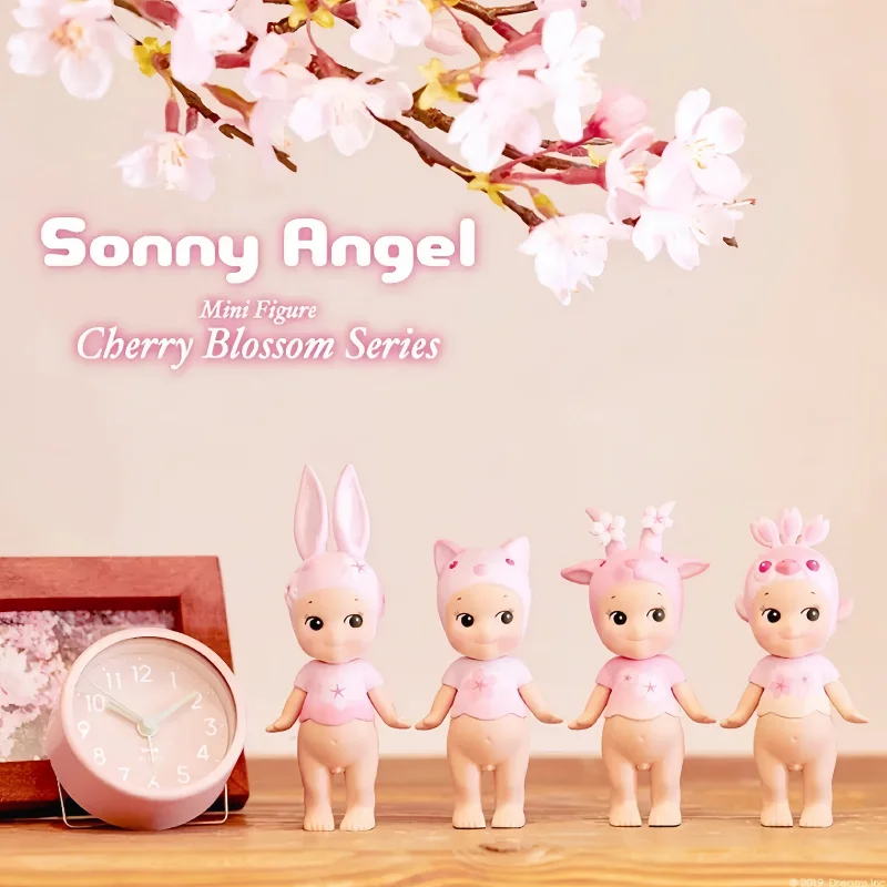 Sonny Angel Original Cherry Blossom Series Cherry Blossom Limited Edition กล่องตาบอดเครื่องประดับความลึกลับของเล่นแปลกใจ Xmas ของขวัญ