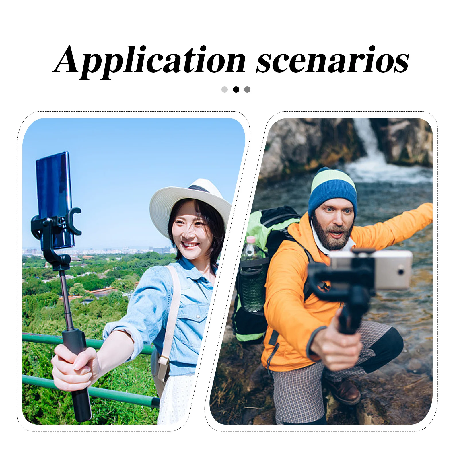 

2pcs Camera Mount Clamp For Smartphones 360 Rotation Phone Clip Compatible With Tripod Bicycle Mount Plastic Camera Bracket