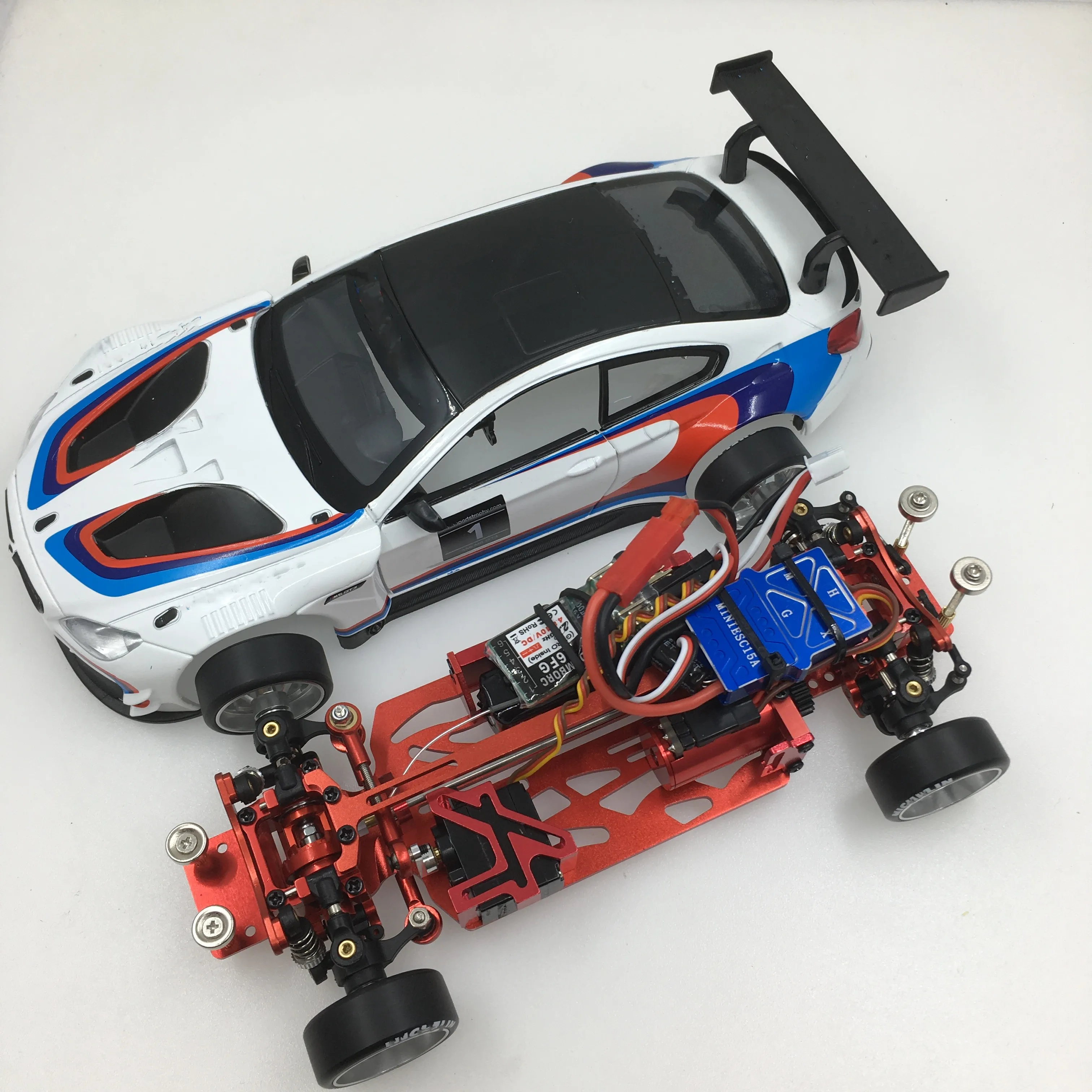 Metal Mini-Q9 Professional Drift Racing RC Car 1/28 RTR Brushless version 6000KV Motor 14A ESC