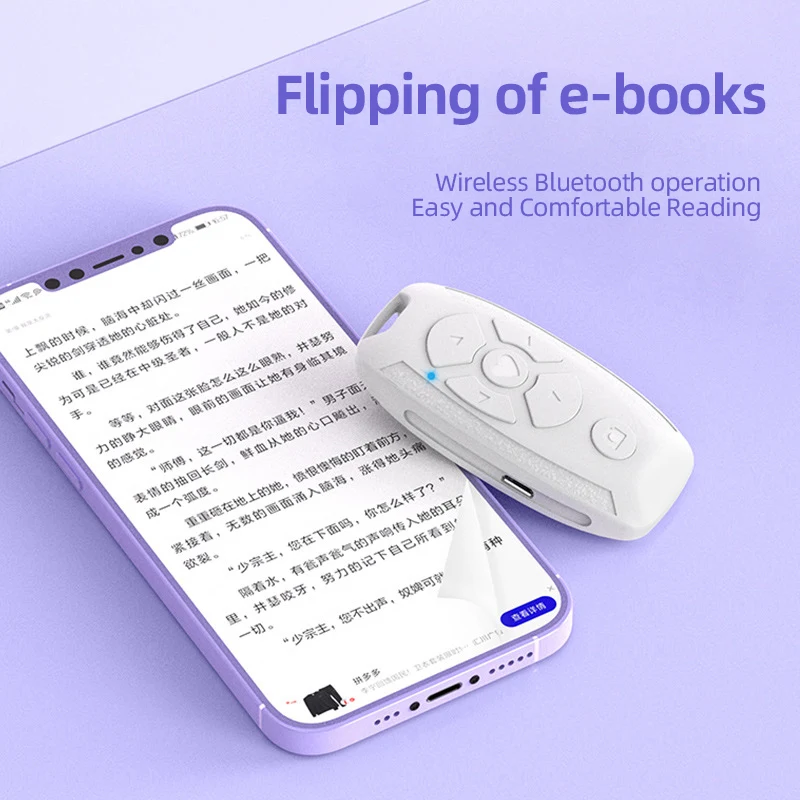 Rechargeable Multifunctional Bluetooth Selfie Stick Camera Controller For IPhone Xiaomi Samsung Android Phone Universal Remote