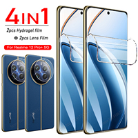 4 IN 1 For Realme 12 Pro Plus Hydrogel Film For Realme 10 9 8 Pro 8i Screen Protector For Realme 13 11 Pro Plus Camera Lens Film