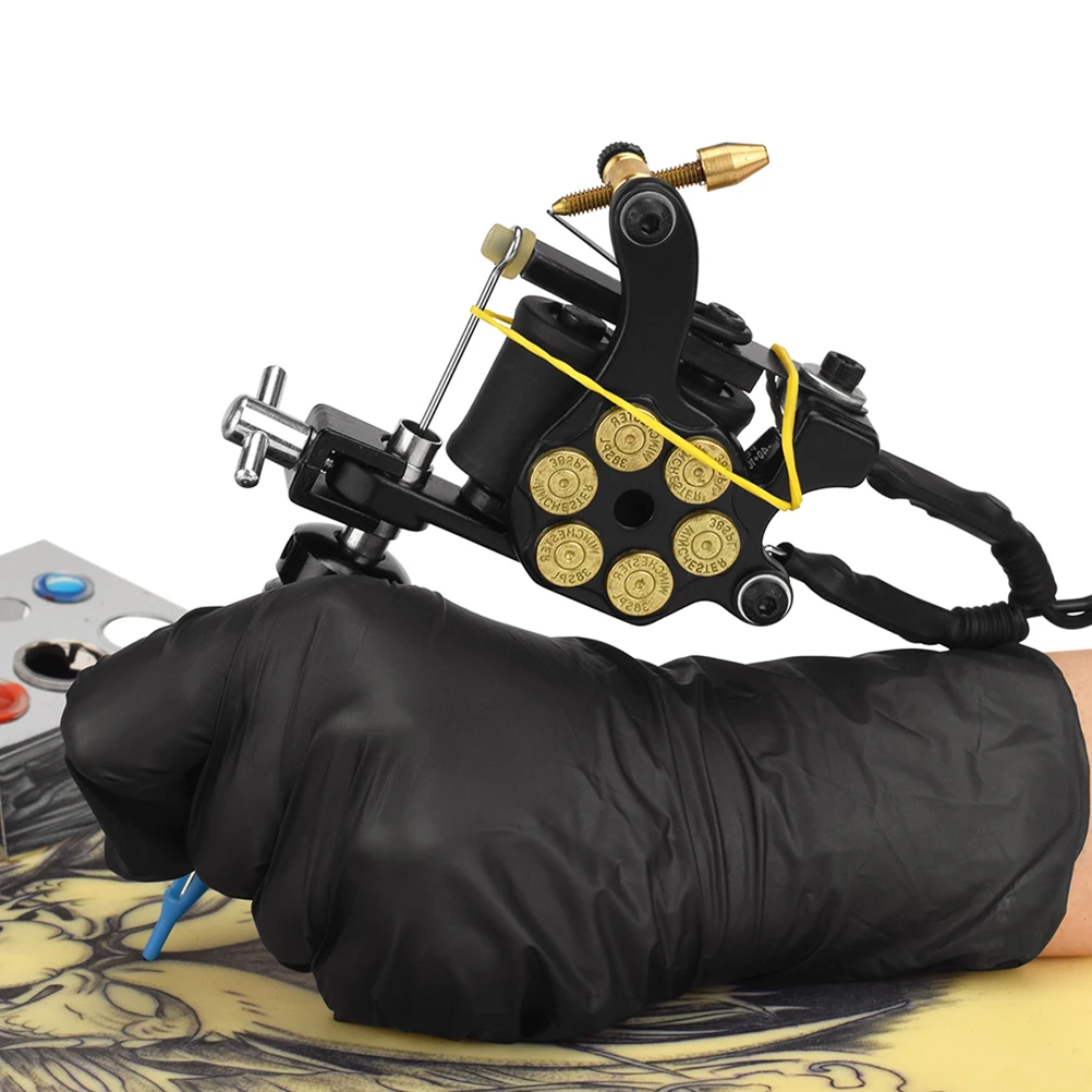 

Electroplating Alloy Tattoo Machine Professional Gear Convenient Tools Portable Coil Machines Reusable Accessories Small Designs