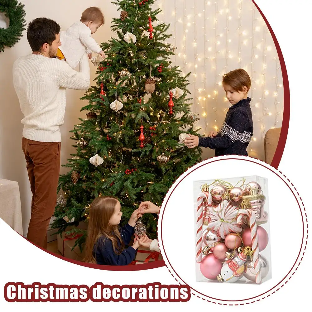 20/29/42 قطعة عيد الميلاد زخرفة كروية معلقة شجرة عيد الميلاد قلادة الحلي للمنزل غرفة ديكور السنة الجديدة 2026 هدايا اكسسوارات #5