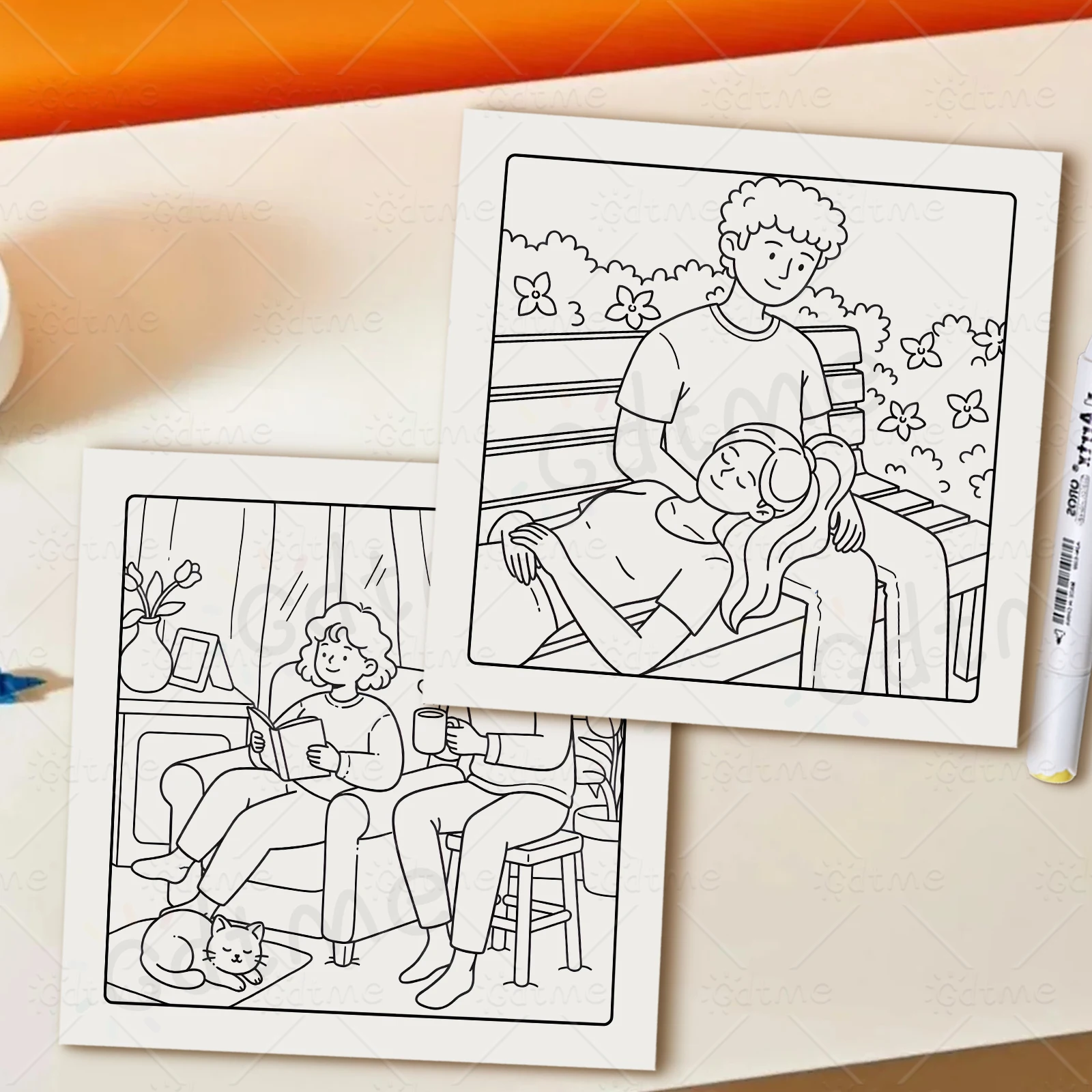 Soft Moments Coloring Book: Relaxing Cat Picture Book for Stress Relief, Emotional Release, and Anxiety Reduction - Perfect Gift