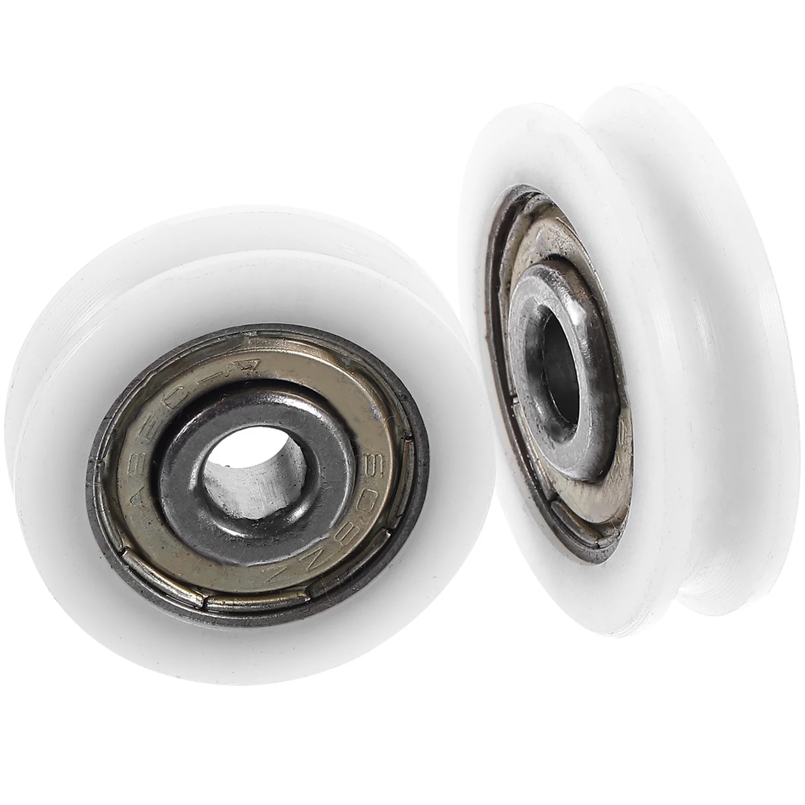 

2Pcs Industrial Roller Ball Bearing 1.5 Inch Durable Nylon Steel Small Bearing Kit Smooth Rolling Skateboard Wheels