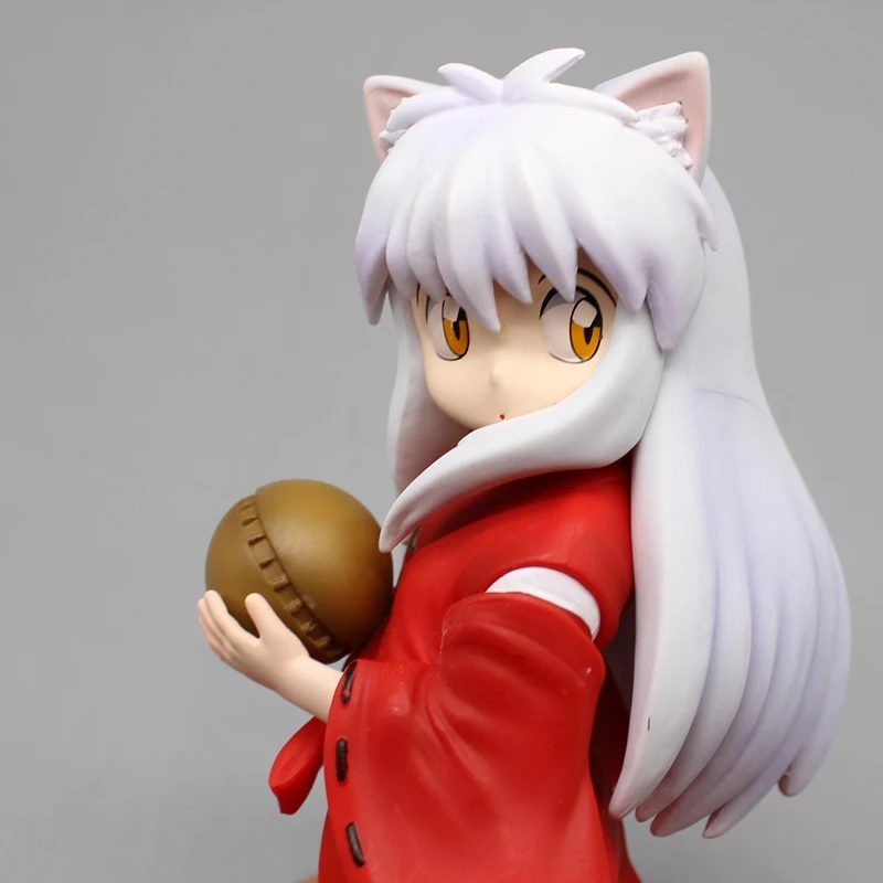 16cm Inuyasha Anime Figures Gk Childhood Sesshoumaru Looking Back Pose Kawaii Doll Model Desktop Decoration Children\'S Toy Gifts