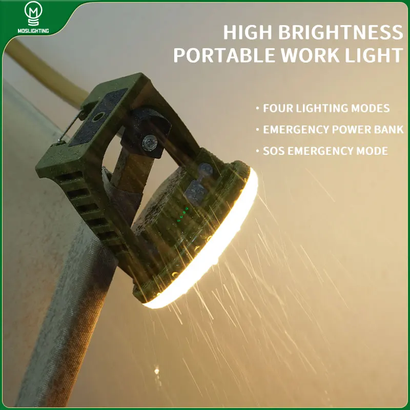 

15600 MAH LED Tent Light Charging Light Portable Emergency Night Market Light Outdoor Camping Indoor Makeup Light Makeup Light