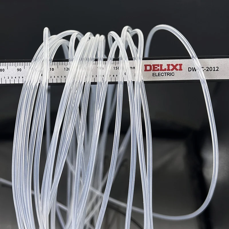 Food Grade Transparent Silicone Capillary Tube ID 0.3mm~4mm Kitchen & Dining Supplies Heat Resistant Flexible Transparent Tube
