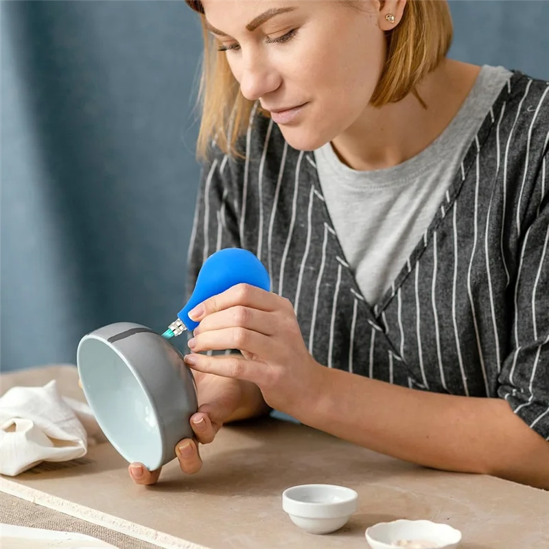 

【Новинка-распродажа】 Набор инструментов-принадлежности для керамических инструментов с 98 шт. прецизионным аппликатором с наконечниками, градуированная бутылка для глазури