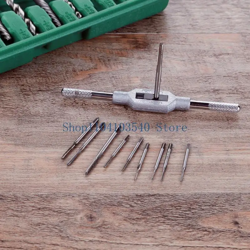02DC 11Pcs M1-M3.5 Mini Screw Tap Set Hand Thread Wire Tapping Threading Taps Attack