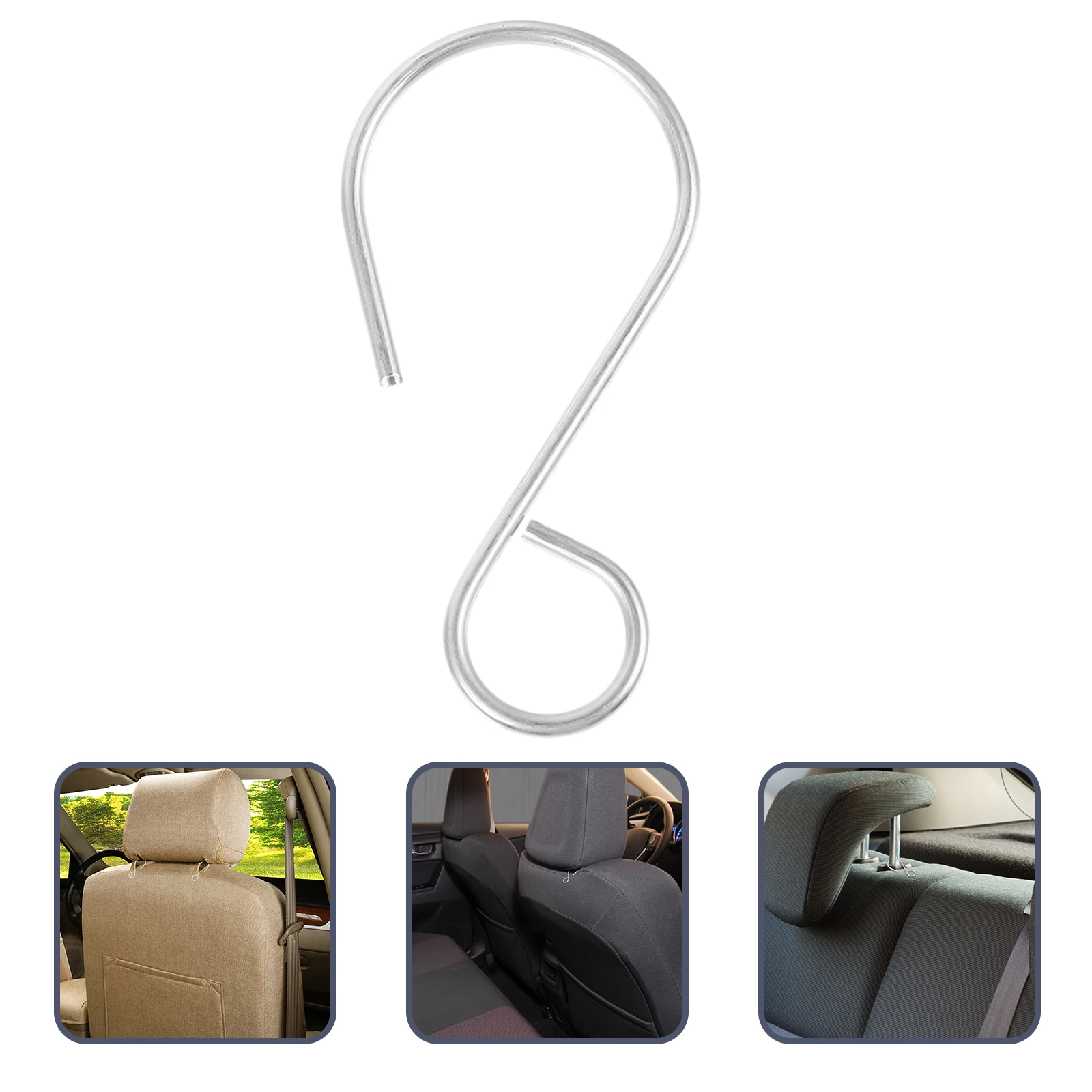 

100pcs Hooks for Car Seat Covers Durable Metal Material Easy Installation Practical Replacement Accessories