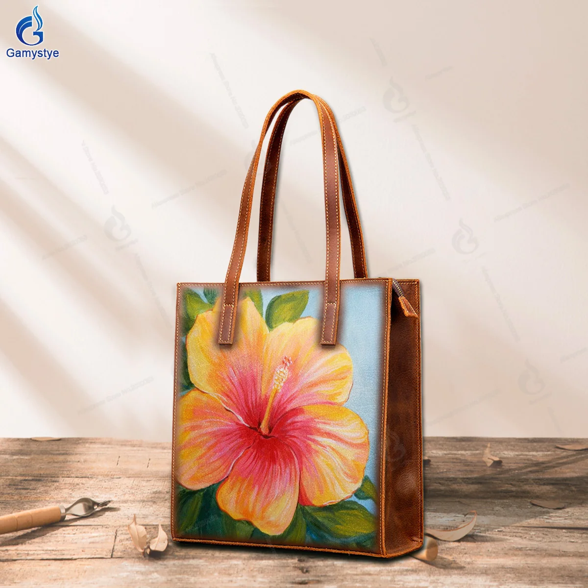 Street Artisc Hand Draw a beautiful flower  Bags Ladies Designer Brand Handbags High Quality Messenger Shoulder Bag Multicolor