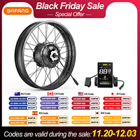 Bafang 48V 1000W Rear Hub Motor G062.1000.DC Electric Bike Conversion Kit With Disc Brake For 20 26 inch Fat Bike Electronic Kit